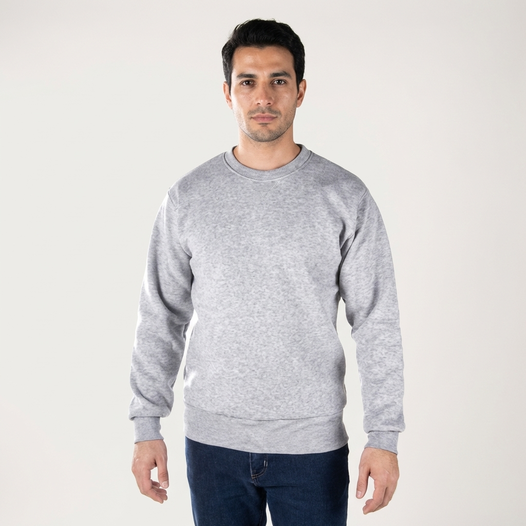 üç ipli sweatshirt gri